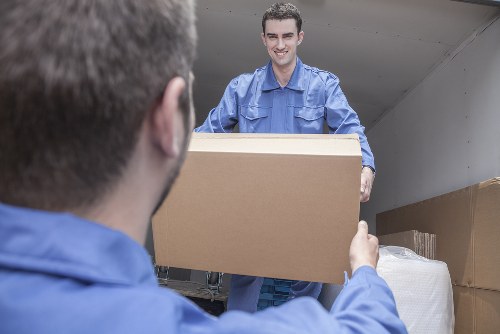 Movers helping with a residential move in Hampton Hill