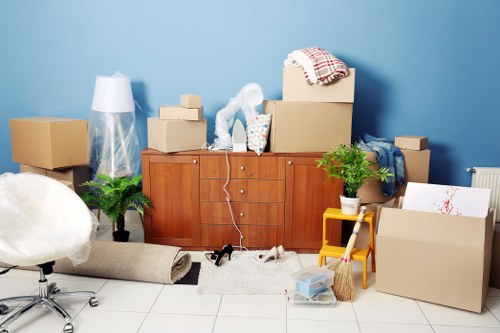 Man and van removals vehicle serving Hampton Hill homes
