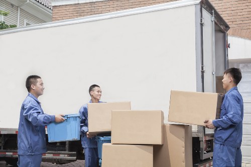Local removals team loading furniture in Hampton Hill