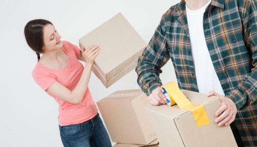 Packing and loading assistance for a Hampton Hill move