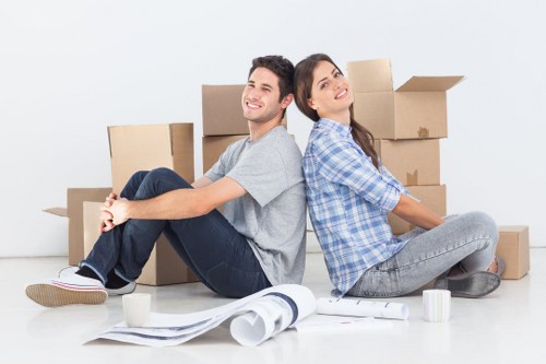 Loading safety measures for a van moving service