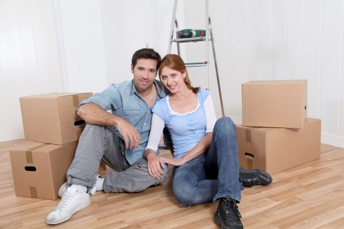 Checklist and packing supplies for a Hampton Hill move