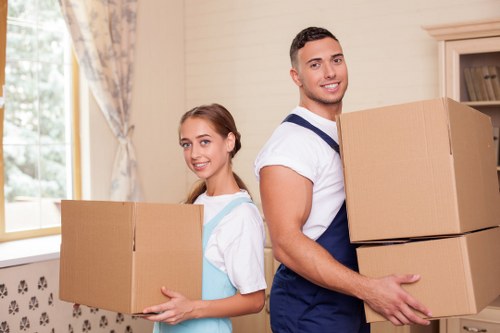Small business and office removal transport in Hampton Hill